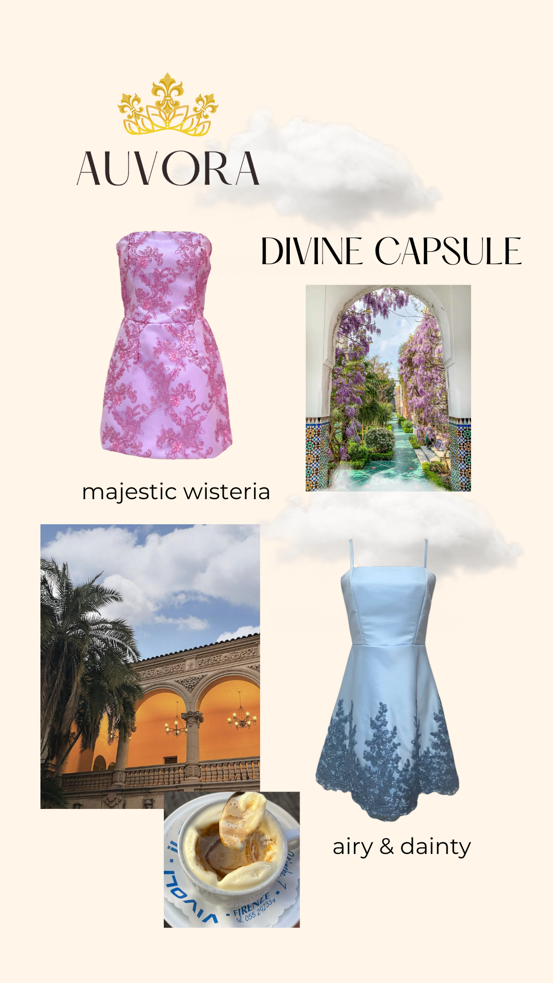 AUVORA Divine Capsule Wisteria & Sky Duchess Inspo